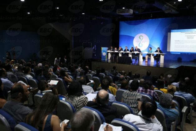The 8th World Water Forum began on Monday, Mar. 19, in the Ulysses Guimarães Convention Centre in the capital of Brazil. Credit: EBC