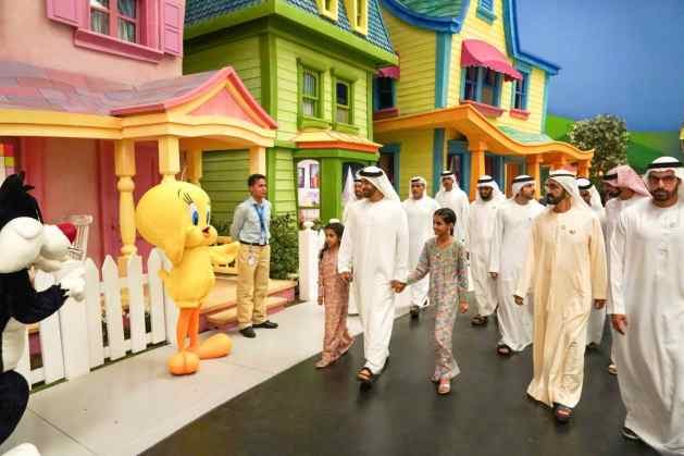 Mohammed bin Rashid, Mohamed bin Zayed open Warner Bros. World Abu Dhabi - Update