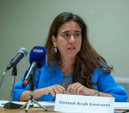 Ambassador Lana Zaki Nusseibeh, UAE's Permanent Representative to the United Nations in New York, called for greater international cooperation to reach the Sustainable Development Goals, SDGs, at an event hosted by the UAE on the sidelines of the UN High-Level Political Forum on Sustainable Development in New York.