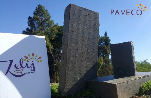 we launched our first products are PAVECO eco-friendly paving stones and floor tiles made from our formula. They can be used in all the same ways as regular products in gardens, sidewalks, parking and more