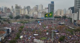 Demonstration in São Paulo to protest against presidential candidate Jair Bolsonaro. Credit: Rovena Rosa/Fotos Públicas