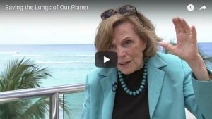 Dr Sylvia Earle, an eminent marine biologist and explorer has strong views on how nations needs to work to save what the United Nations calls the lungs of our planet.