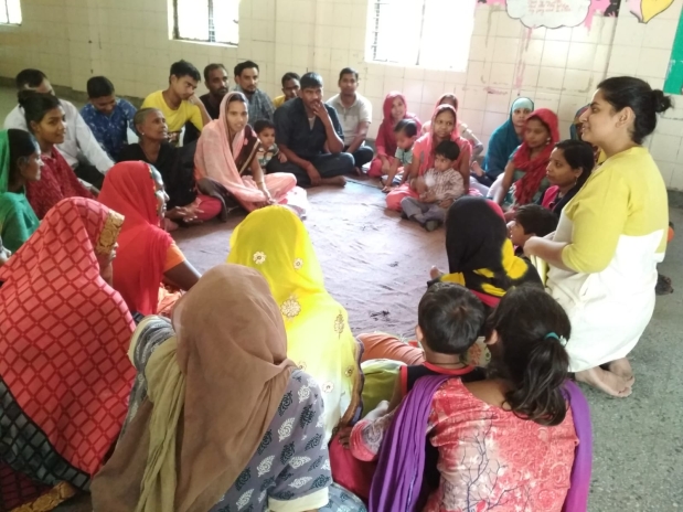 A skill building session for parents | Photo courtesy: Meraki