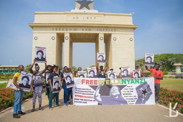 On Saturday 9th March, a small group of activists from Ghana, concerned by the continued incarceration of Ugandan feminist activist Dr Stella Nyanzi, rallied by the symbolic national independence Square to raise awareness on the dangers of remaining quiet to injustice. Despite living in an era of whistleblowers and pushing to hold our leaders accountable, there has been very little continental efforts to defend the freedom and liberty of activists and human rights defenders from other African countries. Onlookers appeared puzzled by the “Free Stella! Free Uganda” and “People Power! Our Power” chanted throughout the 30-minute walk from the square to Ghana’s National Theater. Ghanaian police officials who processing the police permit allowing us to march asked, “Why Stella Nyanzi? Don’t you have problems here?” For some of us with Ugandan ancestry, our relatives were not too sure how to process the Stella Nyanzi case. They are numbed and weary from the daily absurdities of living under Museveni’s regime and disregard of human rights, but still congratulated us for taking a stand, lifting a bit of the cloak of hopelessness around Stella’s release.