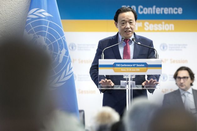 FAO Director-General Elect Qu Dongyu. Credit: ©FAO/Alessia Pierdomenico.