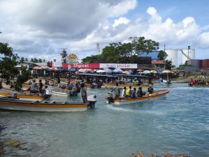 Following an almost unanimous 97.7 percent referendum vote in November of last year for Independence from PNG, the people of Bougainville returned to the polls last month to decide on a new government. Bougainville's main town of Buka. Credit: Catherine Wilson/IPS