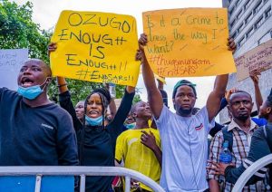 On October 20, 2020, young Nigerians who were protesting against police brutality were shot by men in Nigerian military uniforms. Unarmed, peaceful citizens were massacred at the Lekki Toll Gate in Lagos, southwest Nigeria