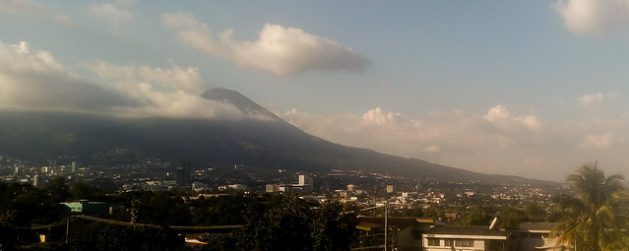 The city of San Salvador was built at the foot of the volcano of the same name, and the risk of landslides that cause tragedies is always present, such as the one that occurred in September 1982, in which some 500 people died in the capital of El Salvador. Turning it into a "sponge city" is the new initiative to reduce the impact of these phenomena. CREDIT: Edgardo Ayala/IPS