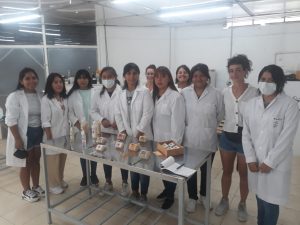 Part of the team of young entrepreneurs of the Maleza Cosmética Natural cooperative pose for photos at their laboratory in the Villa Lugano neighborhood in southern Buenos Aires, Argentina. CREDIT: Daniel Gutman/IPS
