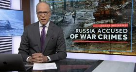 The evening news programs of the three dominant U.S. television networks devoted more coverage to the war in Ukraine last month than in any other month during all wars, including those in which the U.S. military was directly engaged