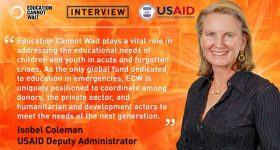 Education Cannot Wait Interviews USAID Deputy Administrator Isobel Coleman - Vimarsana News