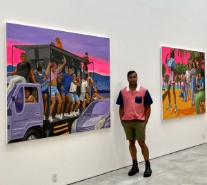 Delvin Lugo at High Line Nine Galleries in NYC. Credit: A. [...] <a class=
