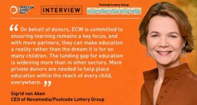 Education Cannot Wait Interviews Sigrid van Aken, CEO Novamedia/Postcode Lottery Group - Vimarsana News
