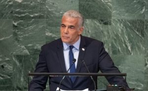 The current Israeli prime minister, Yair Lapid, speaking at the [...] <a class=