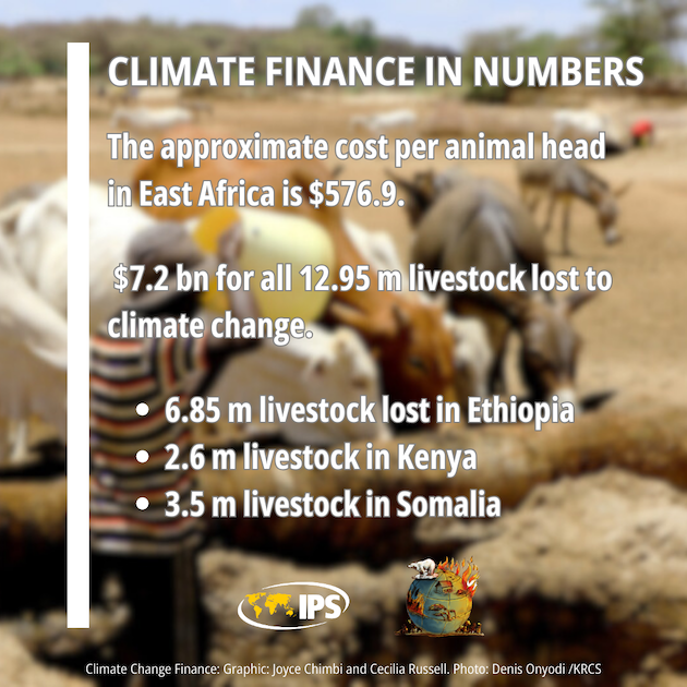  Climate Change Finance: Graphic: Joyce Chimbi and Cecilia Russell. Photo: Denis Onyodi /KRCS