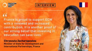 ECW Interviews France’s Minister of State for Development and International Partnerships Chrysoula Zacharopoulou