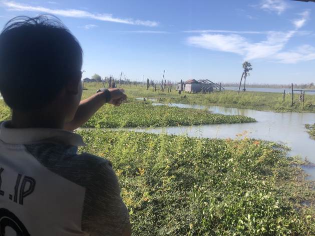The ancient village of Kbaal Romeas has been flooded. Credit: Kris Janssens / IPS
