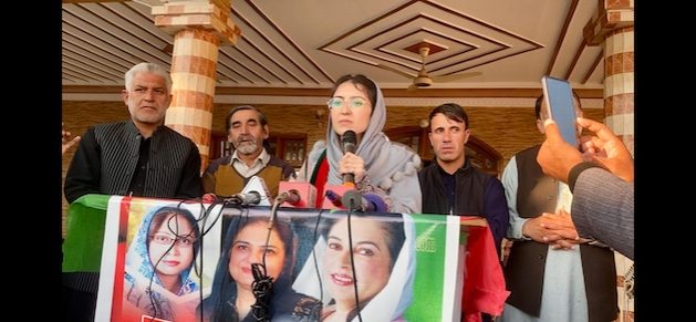 On the campaign trail: Dr Saveera Parkash, a nominee for the Pakistan People’s Party. She is the first Hindu woman to run in Pakistan's general election Credit: Ashfaq Yusufzai/IPS