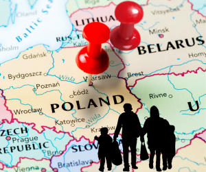 Aid agencies say that refugees caught on the Polish and Belarus borders are...<a href=
