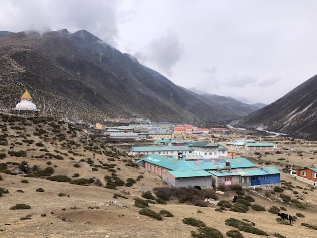 A Himalayan settlement in the Everest region of Nepal. The impact of climate change is more intense in the mountain region than in others. Photo: Tanka Dhakal/IPS