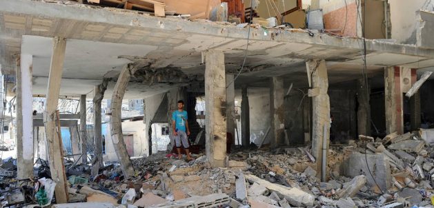 Palestinians living in Gaza struggle to access humanitarian aid. Credit: United Nations