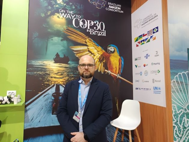 Moisés Savian, Brazil's Secretary of Land Governance, Territorial and Socio Environmental Development at COP29. He looks forward to COP30 which will be held in his country. Credit: Umar Manzoor Shah/IPS