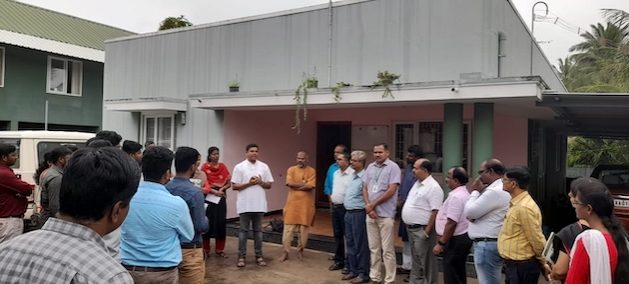 Anand Ethirajalu while interacting with farmers of his community during one of the training sessions. Credit: Supplied