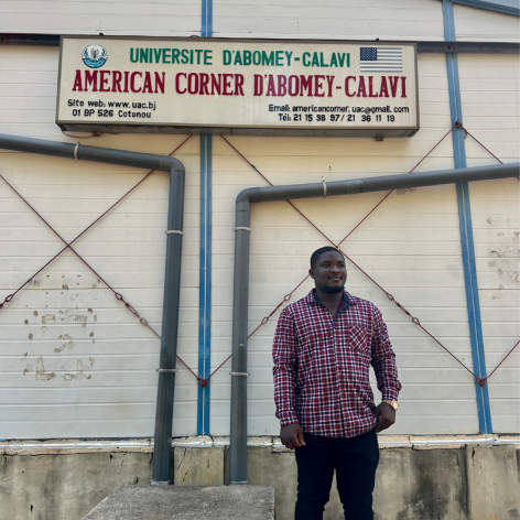 Christophe Aïnagnon dropped out science degree because he realized he would not be able to find a job with his degree. Credit: Megan Fahrney/IPS