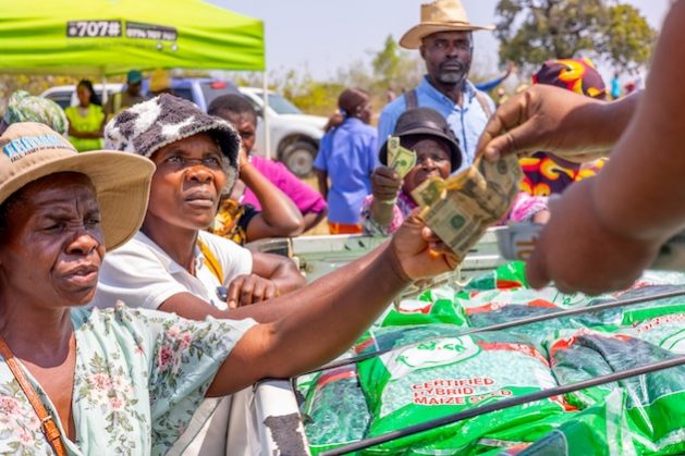 Some farmers buying seed at discounted prices during a seed fair in Masvingo, Zimbabwe. Credit: Farai Shawn Matiashe/IPSome of the farmers purchasing seed at discounted prices during a seed fair in Masvingo, Zimbabwe. Credit: Farai Shawn Matiashe/IPS