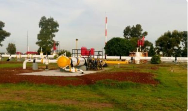 Portion of the Jáltipan-Salina Cruz pipeline, which operates between the southeastern state of Veracruz and the southern region of Oaxaca. To meet its industrialization goals, Mexico would have to increase its reliance on fossil gas imported from the United States. Credit: Cenagás