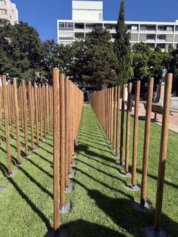 More than 100 years later, a war memorial pays tribute to the Black South Africans who fought in World War I. Credit: Crystal Orderson/IPS