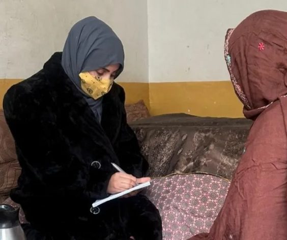 Afghan women, forced out of work, face an uncertain future, trapped in a struggle that has left many devastated. Credit: Learning Together.
