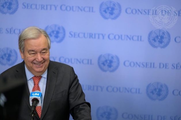 United Nations Secretary-General António Guterres at the launch of the UN80 initiative. Credit: UN Photo/Manuel Elías
