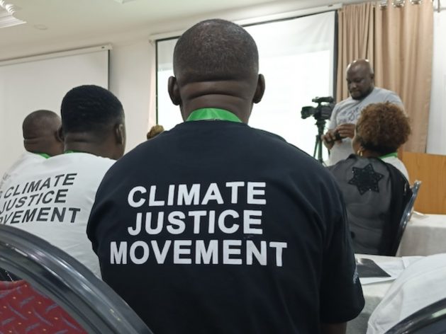 Greenpeace Africa has brought together over 40 Nigerian civil society groups to launch the Climate Justice Movement. Credit: Promise Eze/IPS