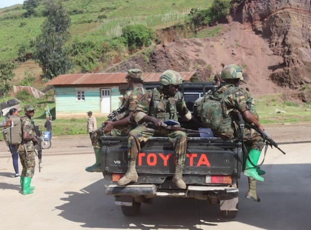 M23 rebels in Eastern Democratic Republic of Congo. The group has been accused of gross human rights abuse of civilians. Credit: Wambi Michael/IPS