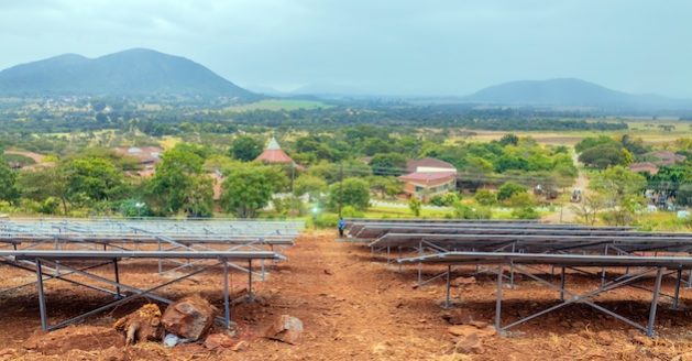 A new solar power plant at Africa University in eastern Zimbabwe. Credit: Farai Shawn Matiashe/IPS