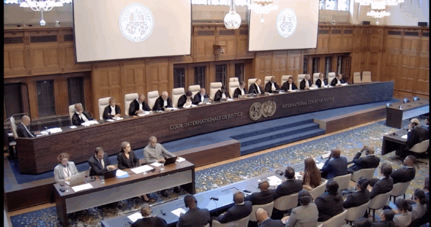 International Court of Justice at the announcement of its advisory opinion on climate change. Credit: Cecilia Russell/IPS