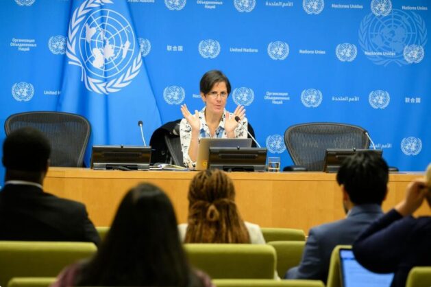 United Nations Special Rapporteur Reem Alsalem. Credit: UN Photo/Loey Felipe