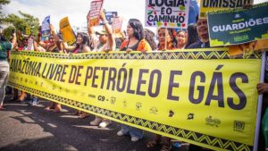 Protests ahead of the 1st Conference Transitioning away from Fossil Fuels....<a href=