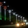 LED street lights have been installed in the area around Hyderabad's famous Necklace Road, a scenic boulevard in the heart of the city that curves around the Hussain Sagar Lake. Credit: Stella Paul/IPS