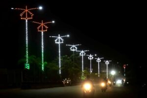 LED street lights have been installed in the area around...<a href=