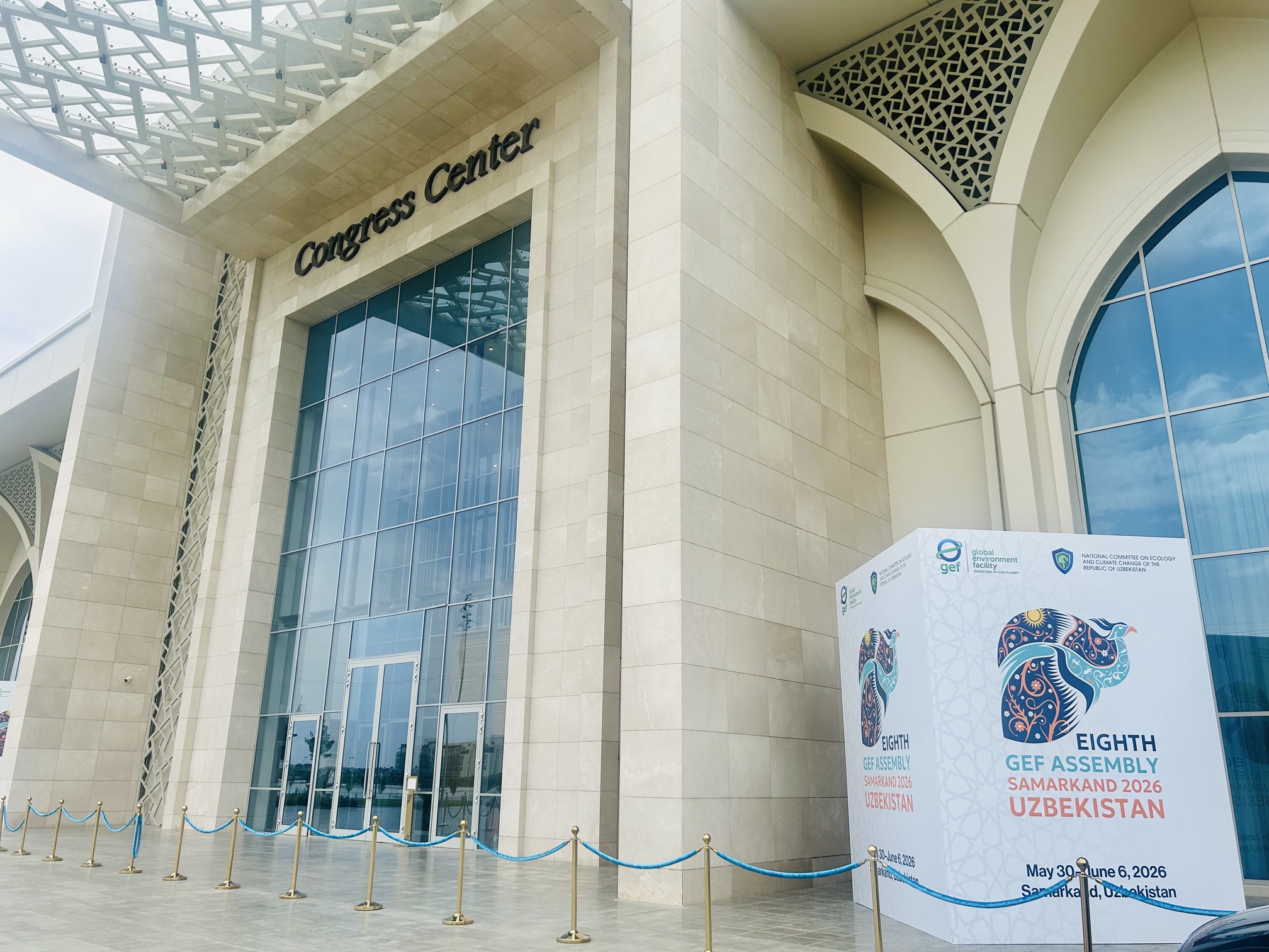 The Opening Council of the Eighth Assembly of the Global Environment Facility (GEF) is in Progress at the Congress Center of Samarkand, Uzbekistan. Credit: Stella Paul/IPS