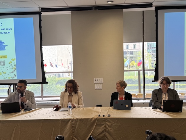 Panelists at the Choose Hope for Nuclear Deterrence side event. Credit: Naureen Hossain/IPS