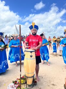 Tremembé community member Mateus Castro says their goal is to preserve their land and culture for future generations. Credit: Julia Holanda