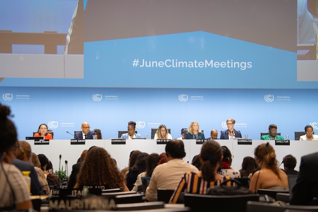 Climate negotiators in Bonn. Credit: UN Climate Change | Lara Murillo