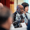 Evans Njewa, on behalf of the Least Developed Countries Group, addresses the 71st GEF Council Meeting. Credit: IISD_ENB