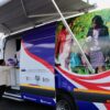 A mobile clinic supported by the President's Emergency Plan for AIDS Relief (PEPFAR) in South Africa. The U.S. announced it would cut off funding for HIV projects in the country. Credit: Instagram