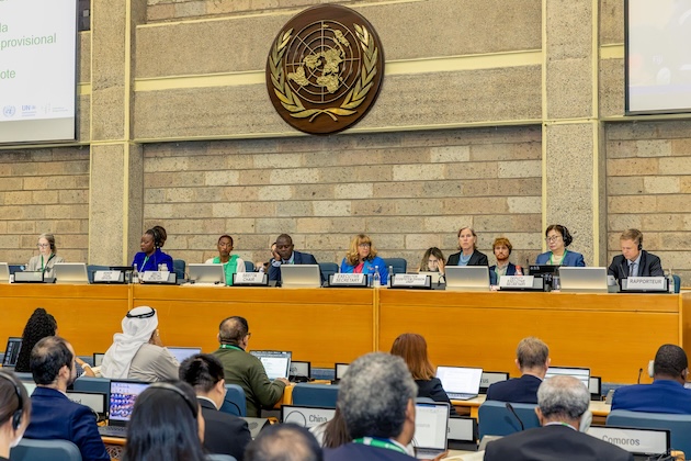 The opening plenary of the 28th meeting of the Subsidiary Body on Scientific, Technical and Technological Advice (SBSTTA-28) of the Convention on Biological Diversity (CBD) at the United Nations Environment Programme (UNEP) Headquarters in Nairobi, Kenya. CREDIT: Ahmed Nayim Yussuf/ UNEP
