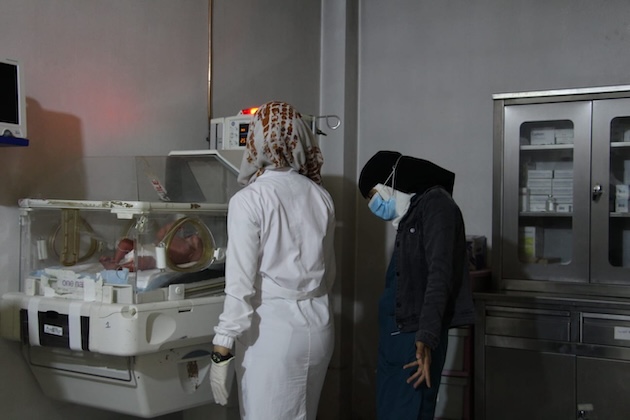 Syrian women speak out about obstetric violence while giving birth. Credit: Sonia Al-Ali/IPS