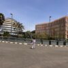 A delegate walks towards Kigali Convention Centre in Rwanda's capital during the Africa Food Systems Forum. Credit: Farai Shawn Matiashe/IPS